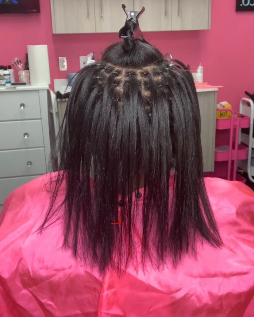 What is a Braidless Sew-in? – Pink and Natural Hair Co