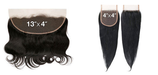 What's the difference between a lace closure and a lace frontal?